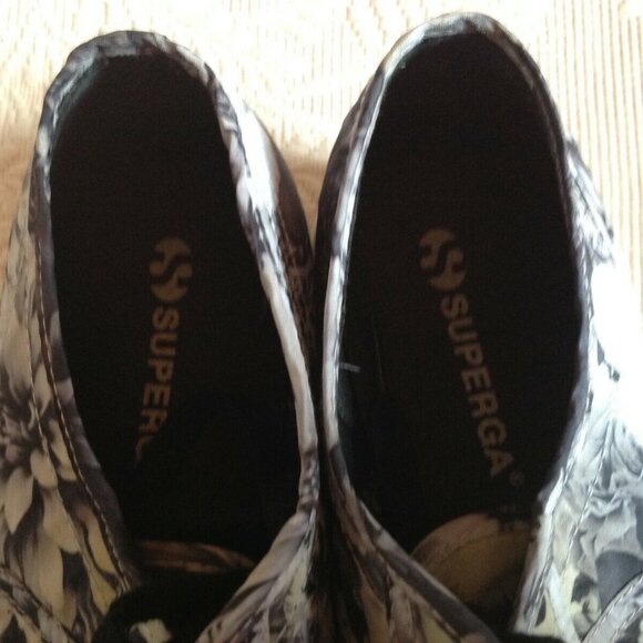 Superga Anthropologie Petunia Platform Sneakers Canvas 41.5 - USAW 10 - USAM 8.5 - Picture 6 of 11